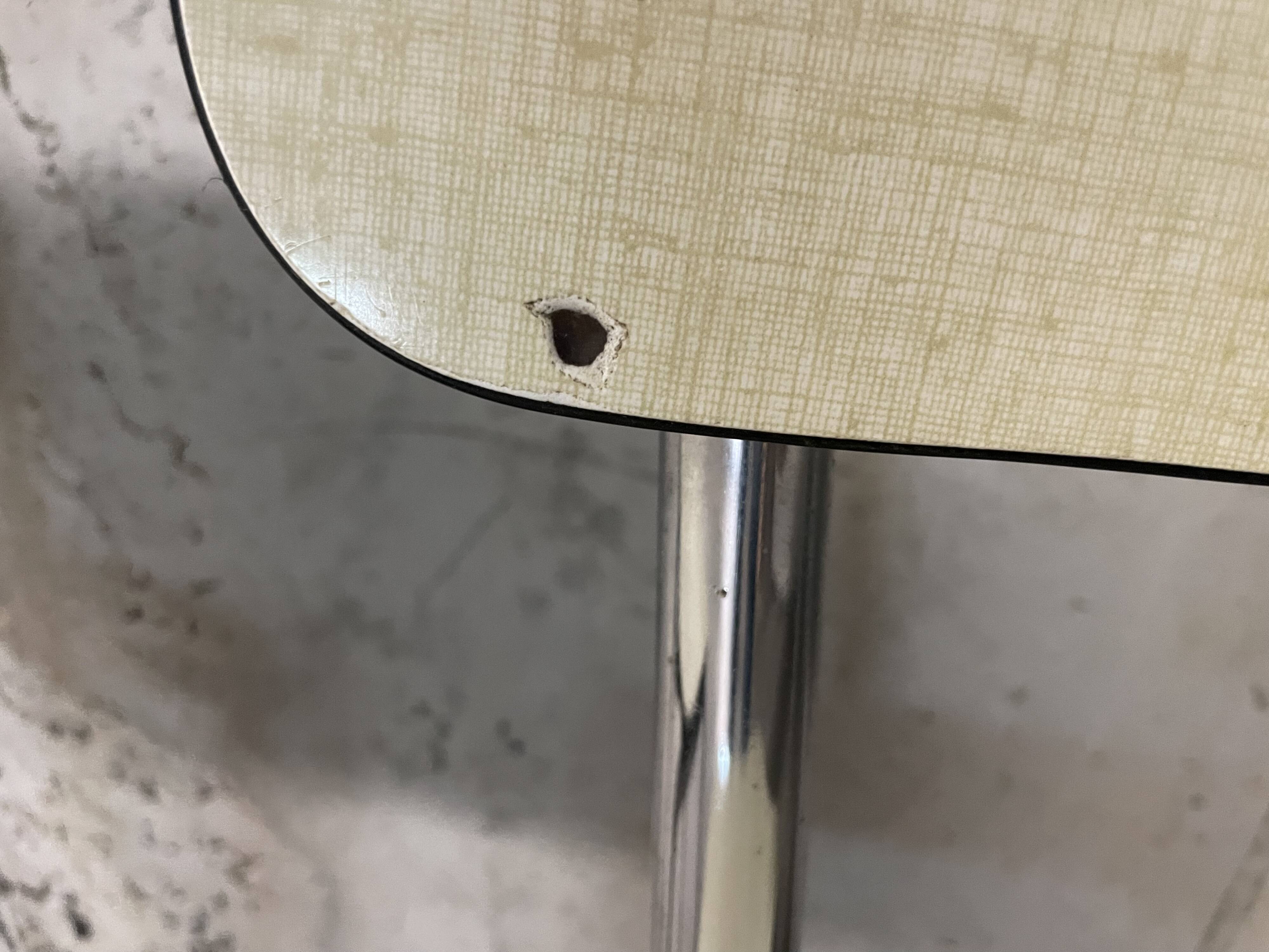 Pair of Formica chairs from the 1960s.