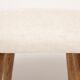 Light Beige Stool Mid-Century Modern, Europe, 1960s