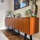 Vintage teak sideboard – Scandinavian style from the 60s/70s – 230 cm