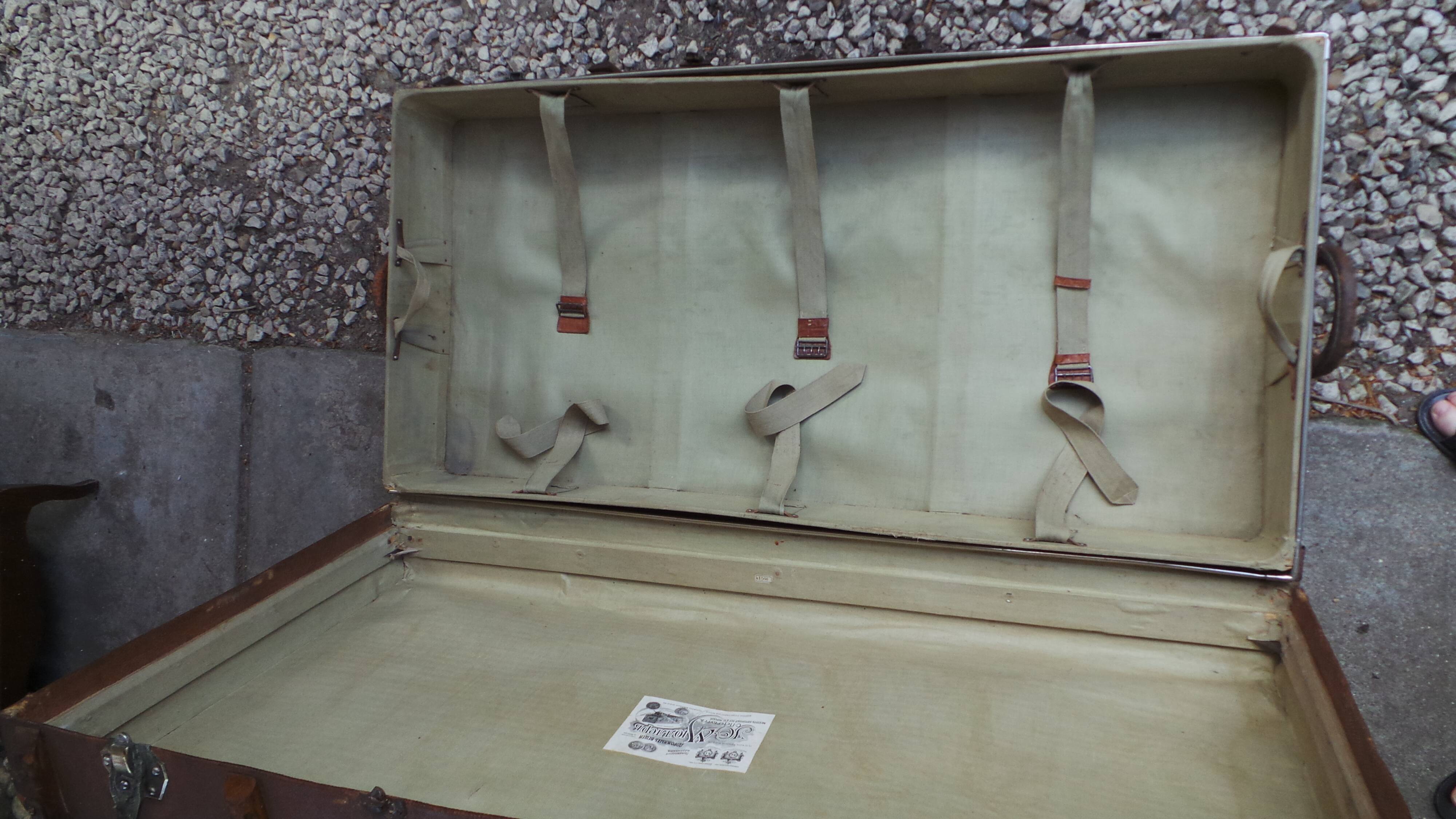 Trunk chest travel russian old