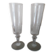2 flûtes à champagne Baccarat modèle Mirabeau