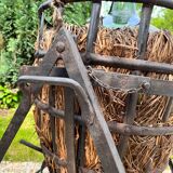 Dame-jeanne sur bascule en acier