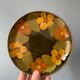 Set of 9 vintage plates MBFA Pornic, model "Candice"