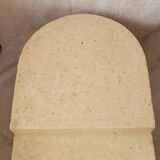 Table basse ovale en pierre mactan beige Magnussen Ponte