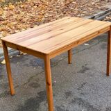 Scandinavian solid wood kitchen dining table for 4 people