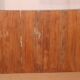 Old showcase in original blue patina Burmese teak