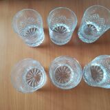 Verres à whisky cristal taillé