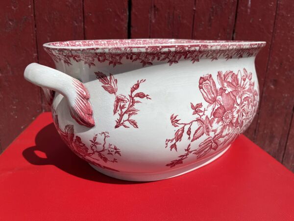 Jardinière ancienne faïence de Gien