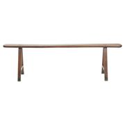 Banc en chêne de style Art Déco français, années 1930