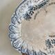 Set of 2 raviers, vintag dishes in iron earth, Regency model of Saint Amand