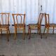 Set de 4 chaises bistrot cannées Baumann