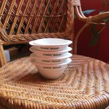 Vintage bowls choc'soup