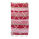 Recycled cotton handmade rug - Reversible - Pink