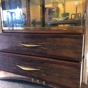 1940s silver display cabinet