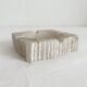 Vintage alabaster square ashtray