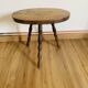 Oval side coffee table