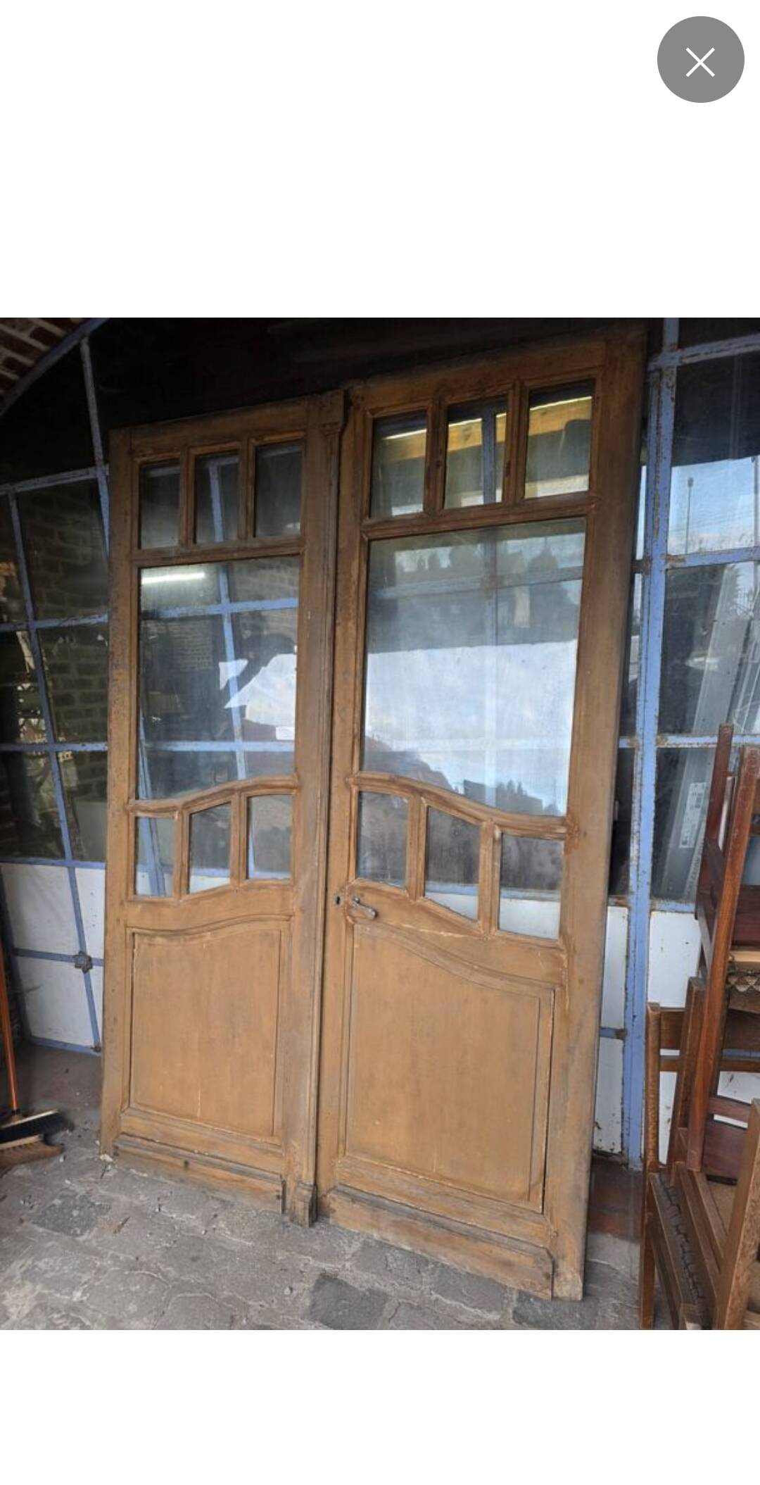 Pair of old Art Nouveau doors