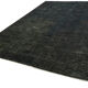 Hand-knotted persian antique 1970s 276 cm x 369 cm black wool carpet