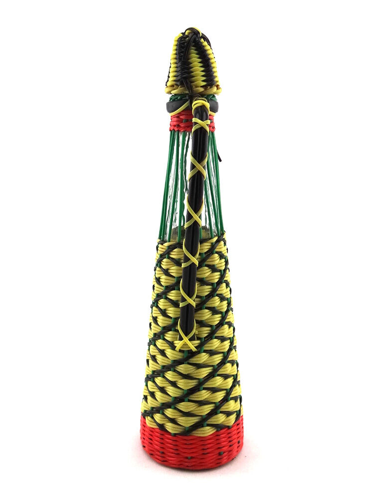 Bouteille scoubidou jaune