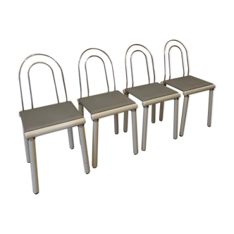 Vintage Italian post-modernist chairs 1980