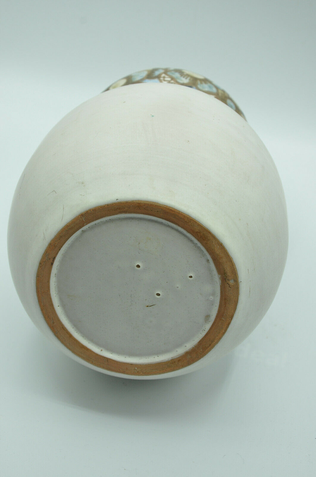 Vase coloquinte art deco motif