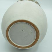 Vase coloquinte art deco motif