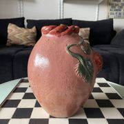 Vase vintage en céramique artisanale