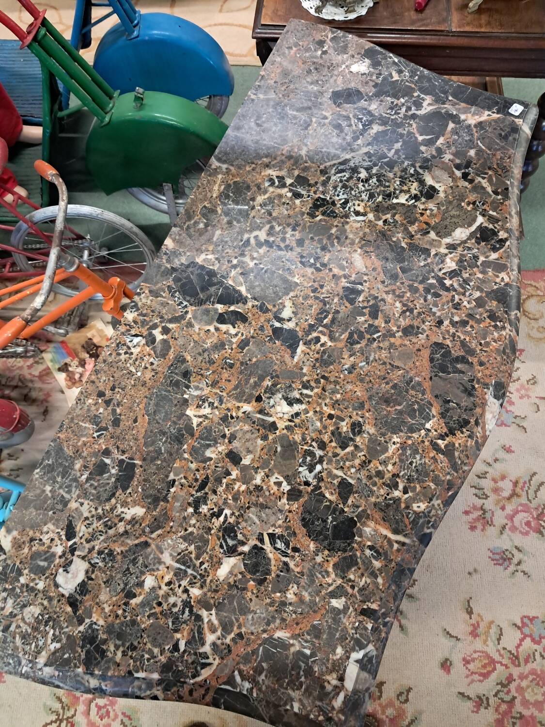 Louis XV style curved chest of drawers