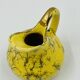 Pichet miniature de collection jaune et or fin