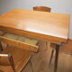 Table & Chair in vintage formica