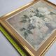 Floral composition, roses, oil on panel signed Line Roll.