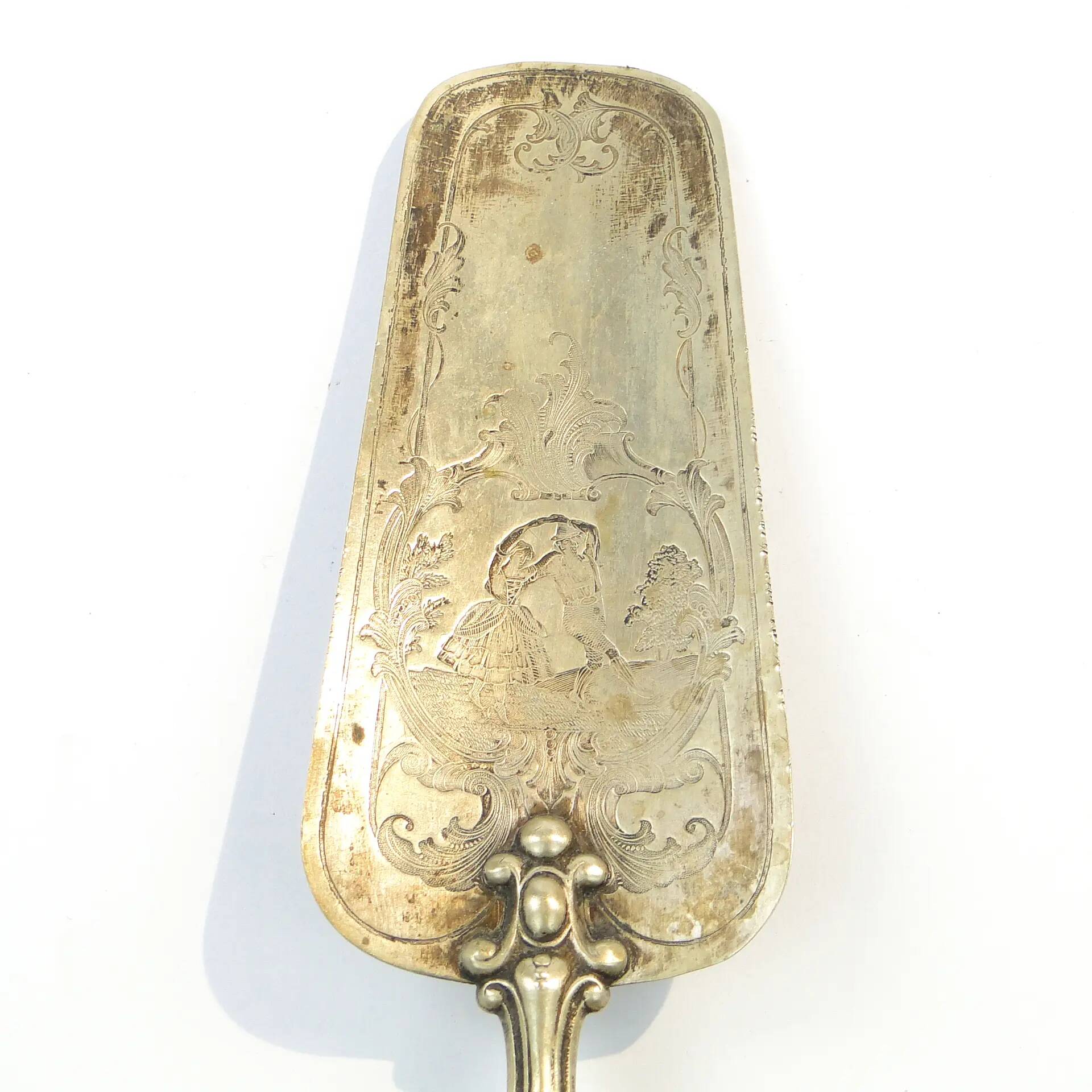 Cake server, Art Nouveau, France, early 20th century