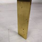 Table basse verre laiton doré