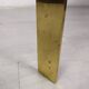 Coffee table glass brass gold
