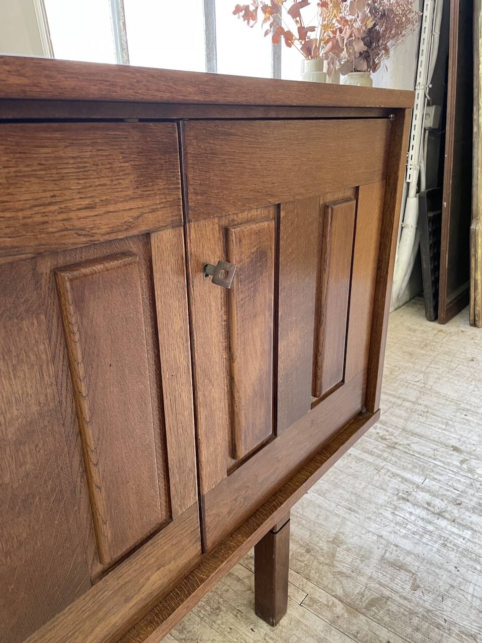 1950s modernist oak sideboard