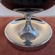 Lampe Space Age en chrome et verre