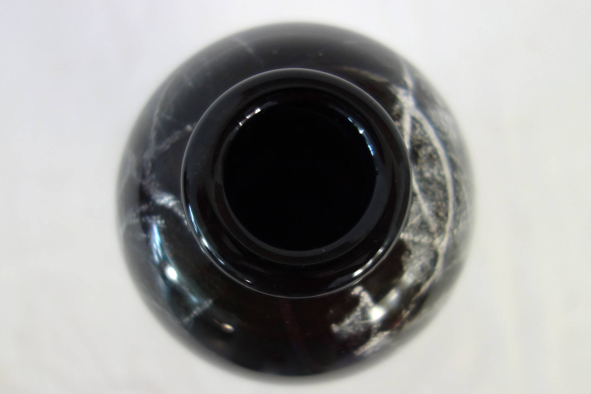 Blown glass vase by Raymond Branlé, Biot, France