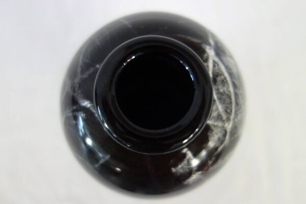 Vase en verre soufflé par Raymond Branlé, Biot, France
