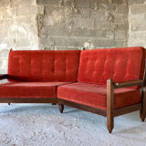 Corner sofa by Guillerme and Chambron for Your home, France 60s