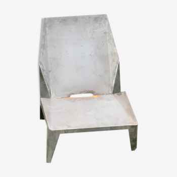 Design steel armchair