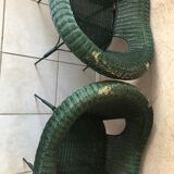 Paire de fauteuils en rotin