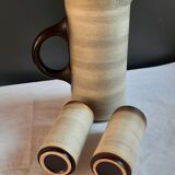Pitcher and glasses