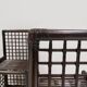 Ensemble de six chaises Afra et Tobia Scarpa en bambou et rotin