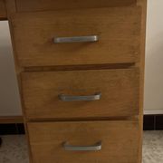 Bureau vintage en bois 1960