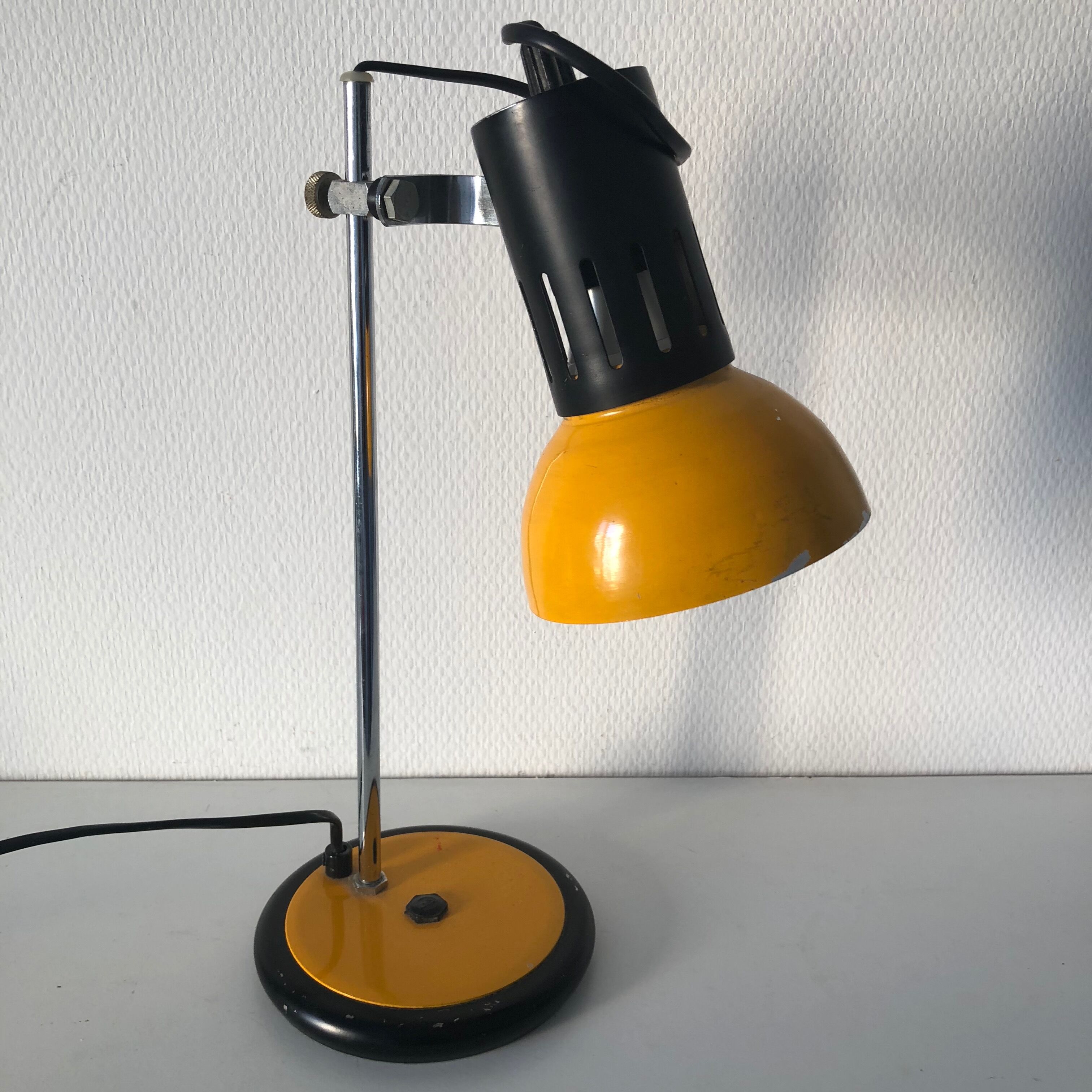 Desk lamp aluminor vintage 1960