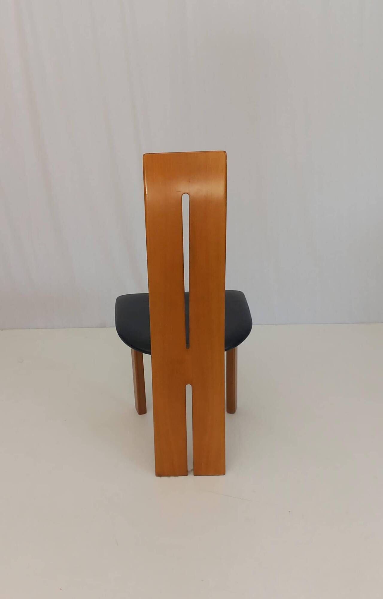Set of 6 chairs by Mario Marenco for Mobilgirgi, 70s