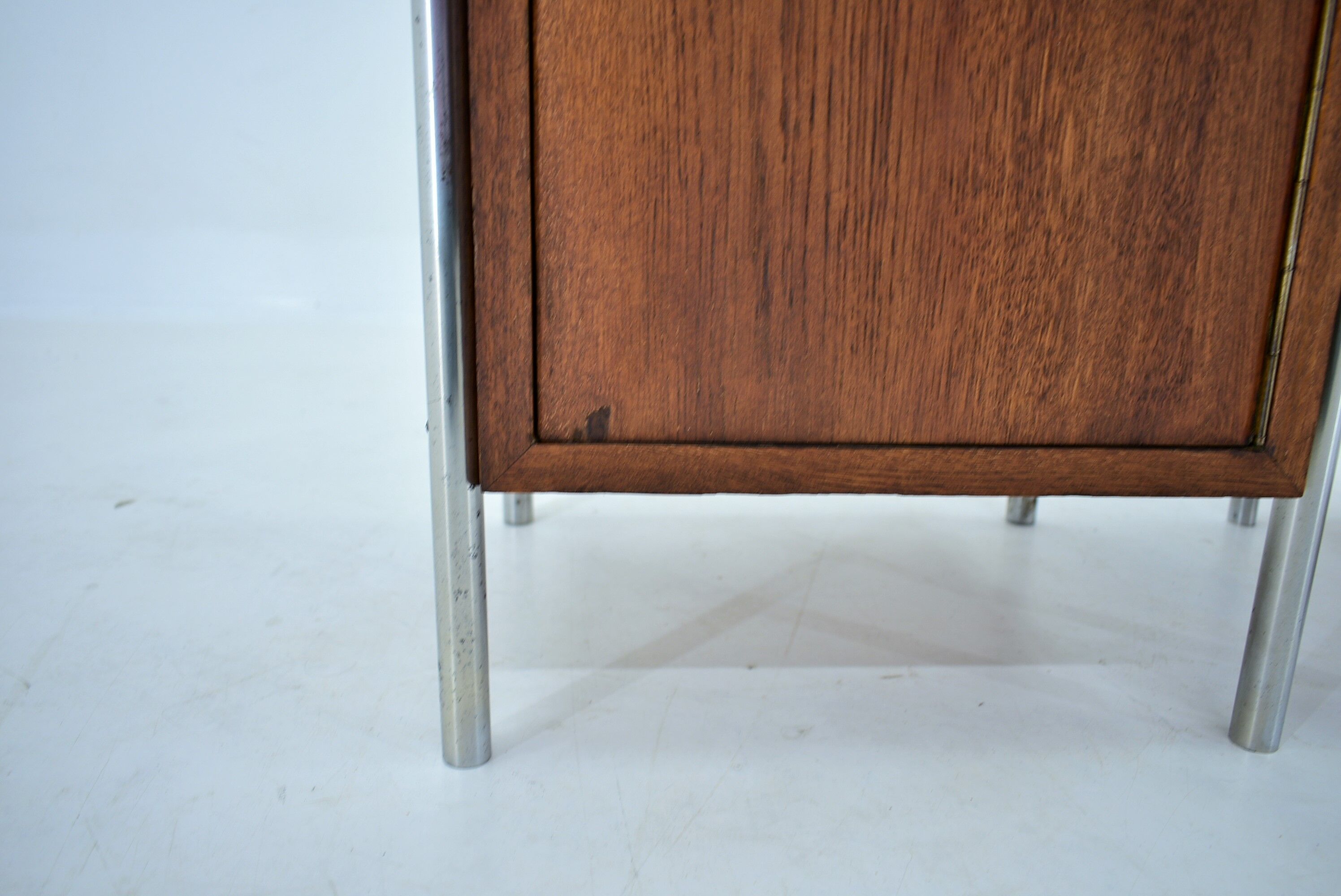 1940s Pair of Bauhaus Bedside Tables, Czechoslovakia