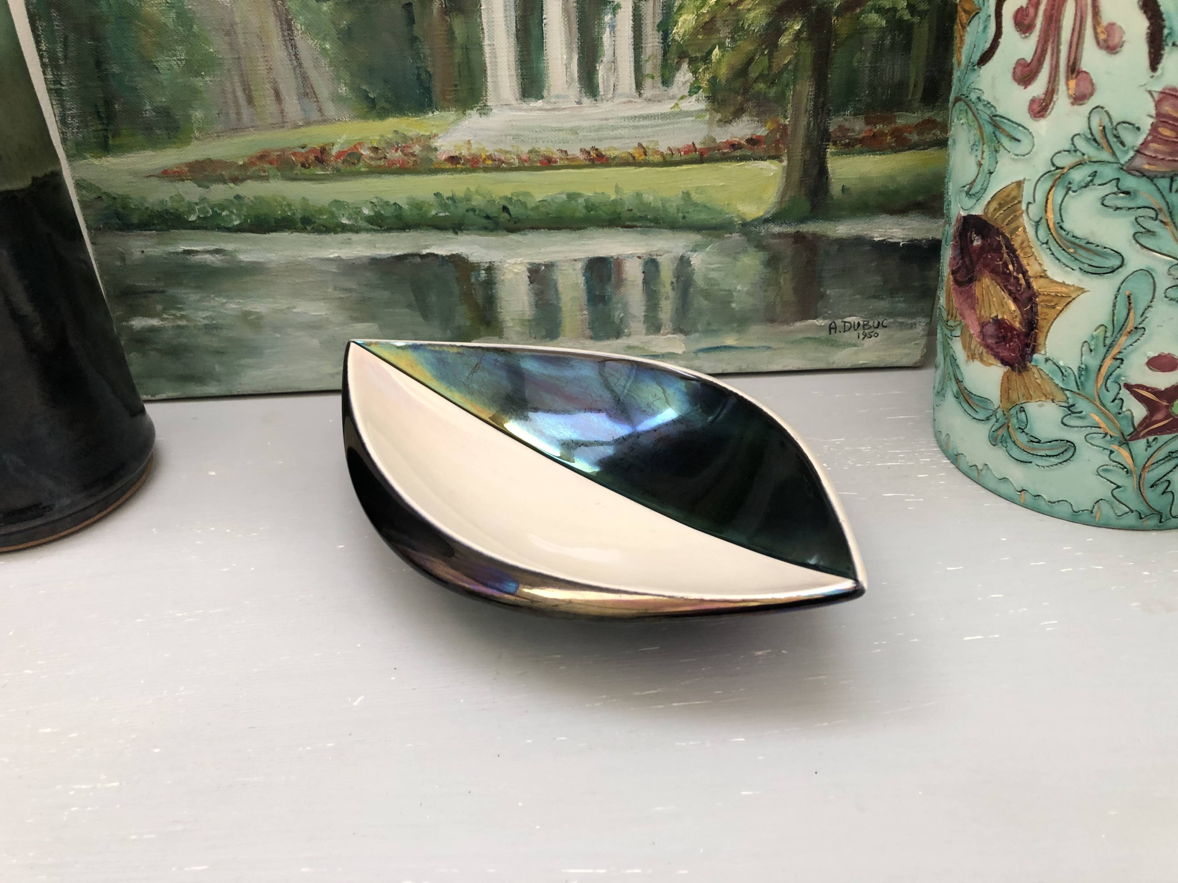 50s/60s designer storage cup. Verceram