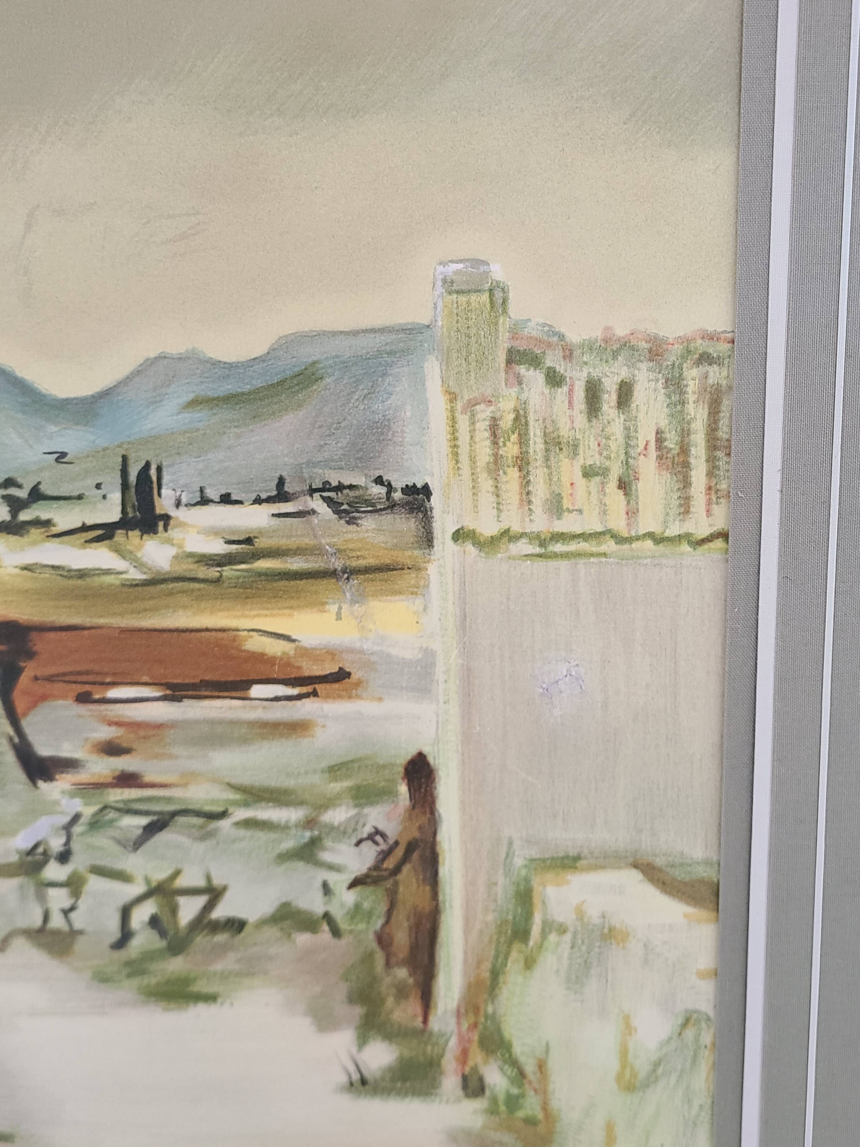 Provence by G. Cheyssial signed 110 x 79 cm