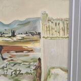 Provence by G. Cheyssial signed 110 x 79 cm